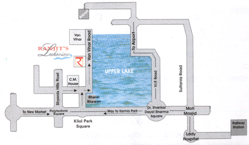Ranjit's Lakeview Location map